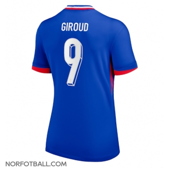 Billige Fotballdrakt Frankrike Olivier Giroud #9 Replika Hjemmedrakt Dame EM 2024 Kortermet